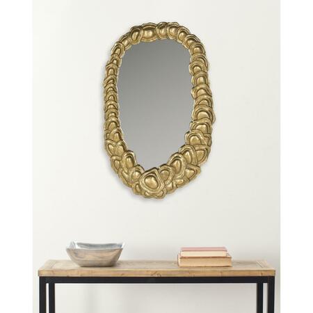 SAFAVIEH Garland Mirror, Antique Gold MIR4032A